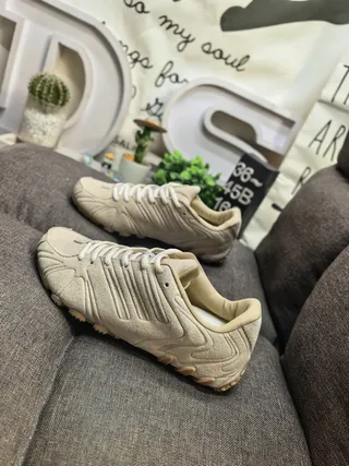 Adidas Predator Black Brown Leather Upper Ribbed Synthetic Cage Lifestyle Sneakers 17