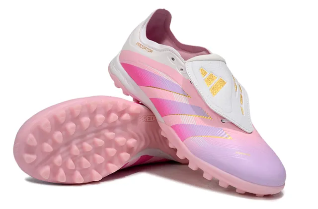 Adidas Predator Chaussures de football dégradé rose lavande Turf 4