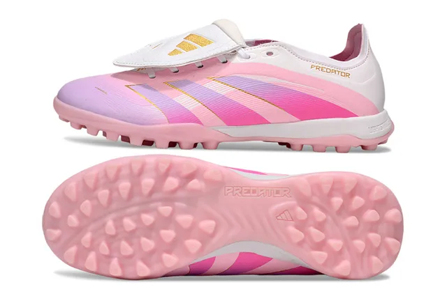 Adidas Predator Chaussures de football dégradé rose lavande Turf 7