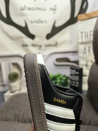 Adidas Samba Black and White Lifestyle Sneakers 3