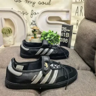 Adidas Samba ब्लैक सिल्वर लाइफस्टाइल स्नीकर