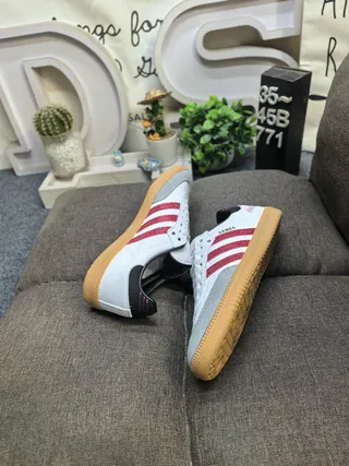 Adidas Samba Coca-Cola White Maroon Lifestyle Sneakers 6
