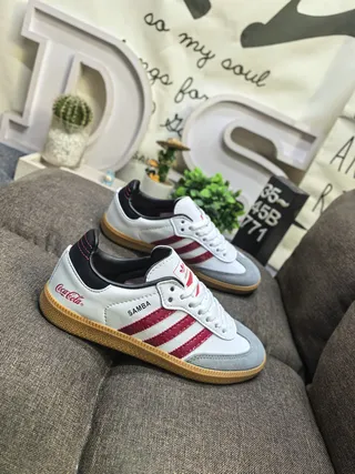 Adidas Samba Coca-Cola White Maroon Lifestyle Sneakers 9