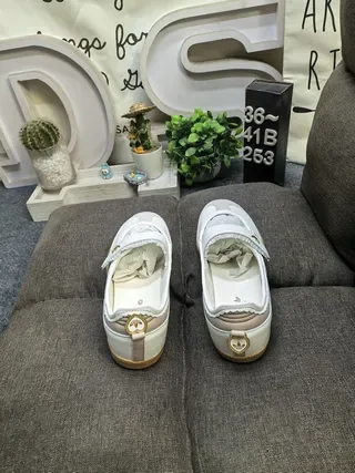 Adidas Samba Laceless Slip-On Off-White Beige Gum Lifestyle Sneakers 8
