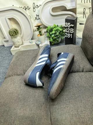 Adidas Samba Metallic Rose-Gold Mary Jane Shoes 6
