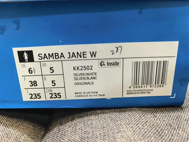 Adidas Samba Metallic Rose-Gold Mary Jane Shoes 12