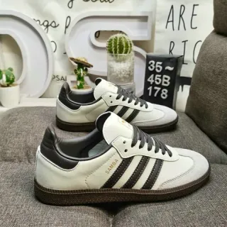 Adidas Samba Off-White and Black Lifestyle Sneakers