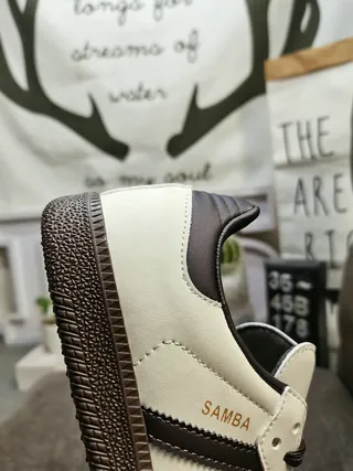 Adidas Samba Off-White and Black Lifestyle Sneakers 3