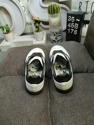 Adidas Samba Off-White and Black Lifestyle Sneakers 8