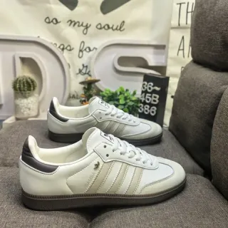 Adidas Samba Off-White and Brown Lifestyle Sneakers