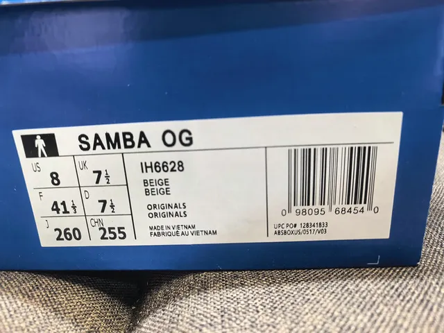 Adidas Samba Off-White and Brown Lifestyle Sneakers 2