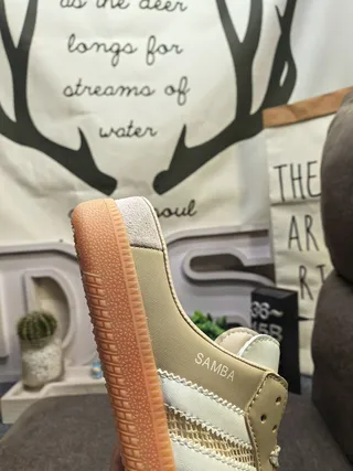 Adidas Samba Off-White Brown Gum Loafers 13