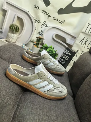 Adidas Samba Off-White Brown Gum Loafers 19