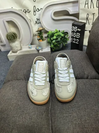 Adidas Samba Off-White Brown Gum Loafers 20
