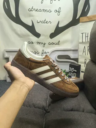 Adidas Samba OG Brown and Cream Lifestyle Sneakers 5
