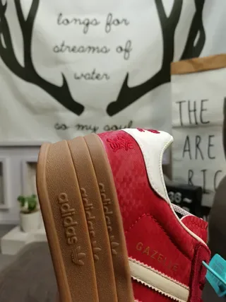Adidas Samba Platform Red White Gum Lifestyle Sneakers 3