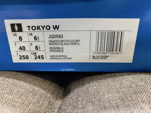 Adidas Samba Tokyo White Black Gold Lifestyle Sneakers 12