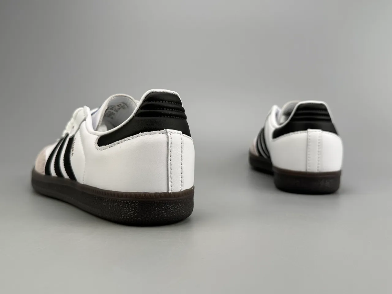 Adidas Samba White Black Beige Lifestyle Sneakers 6