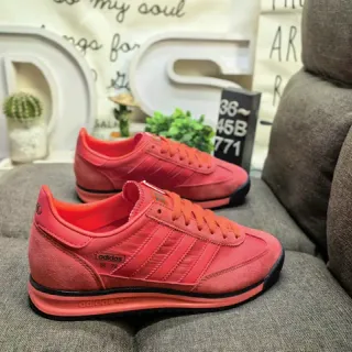 Adidas SL 72 Red Suede Lifestyle Sneakers