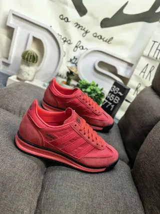 Adidas SL 72 Red Suede Lifestyle Sneakers 9