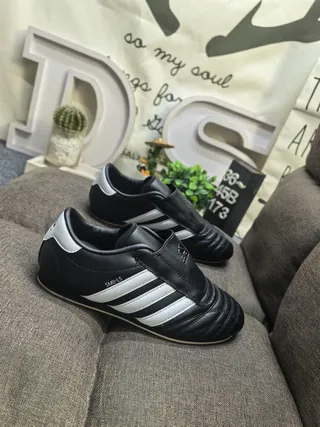 Adidas Smils Black and White Indoor Soccer Shoes 9