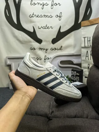 Adidas Spezial Beige and Navy Lifestyle Sneakers 5