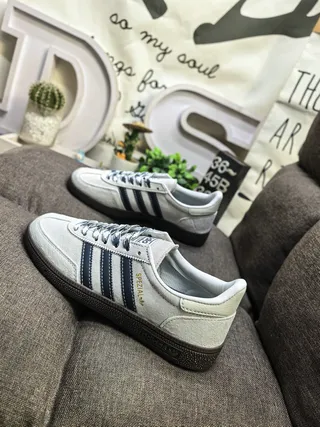 Adidas Spezial Beige and Navy Lifestyle Sneakers 7