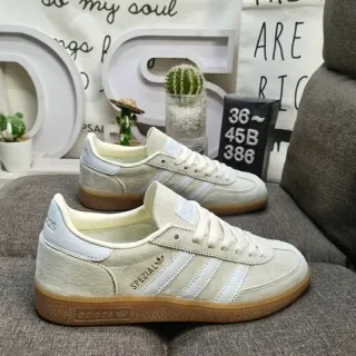Adidas Spezial Beige Suede and White Lifestyle Sneakers