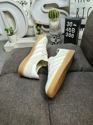 Adidas Spezial Beige Suede and White Lifestyle Sneakers 6