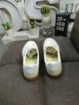 Adidas Spezial Beige Suede and White Lifestyle Sneakers 8