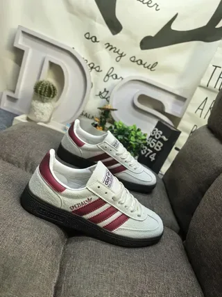 Adidas Spezial Burgundy Suede Lifestyle Sneakers 9