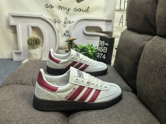 Adidas Spezial Burgundy Suede Lifestyle Sneakers 11