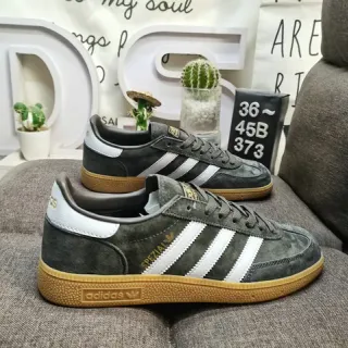 Adidas Spezial Dark Gray Suede Lifestyle Sneakers