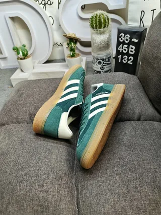 Adidas Spezial Green Corduroy Lifestyle Sneakers 6