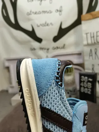 Adidas Spezial Light Blue Black Lifestyle Sneakers 4