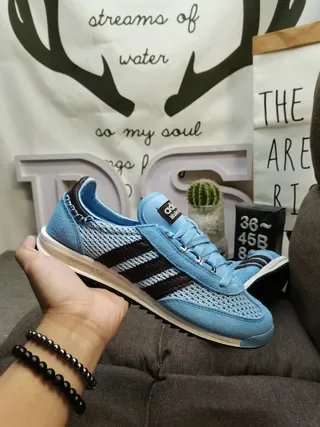 Adidas Spezial Light Blue Black Lifestyle Sneakers 6