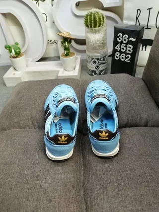 Adidas Spezial Light Blue Black Lifestyle Sneakers 8
