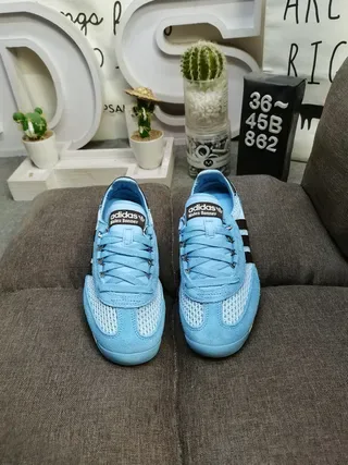 Adidas Spezial Light Blue Black Lifestyle Sneakers 10