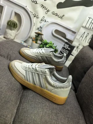 Adidas Spezial Off-White and Beige Suede Leather Lifestyle Sneakers 7