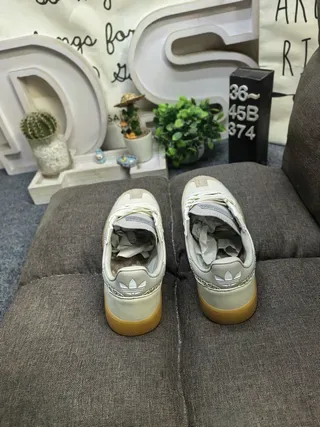 Adidas Spezial Off-White and Beige Suede Leather Lifestyle Sneakers 8