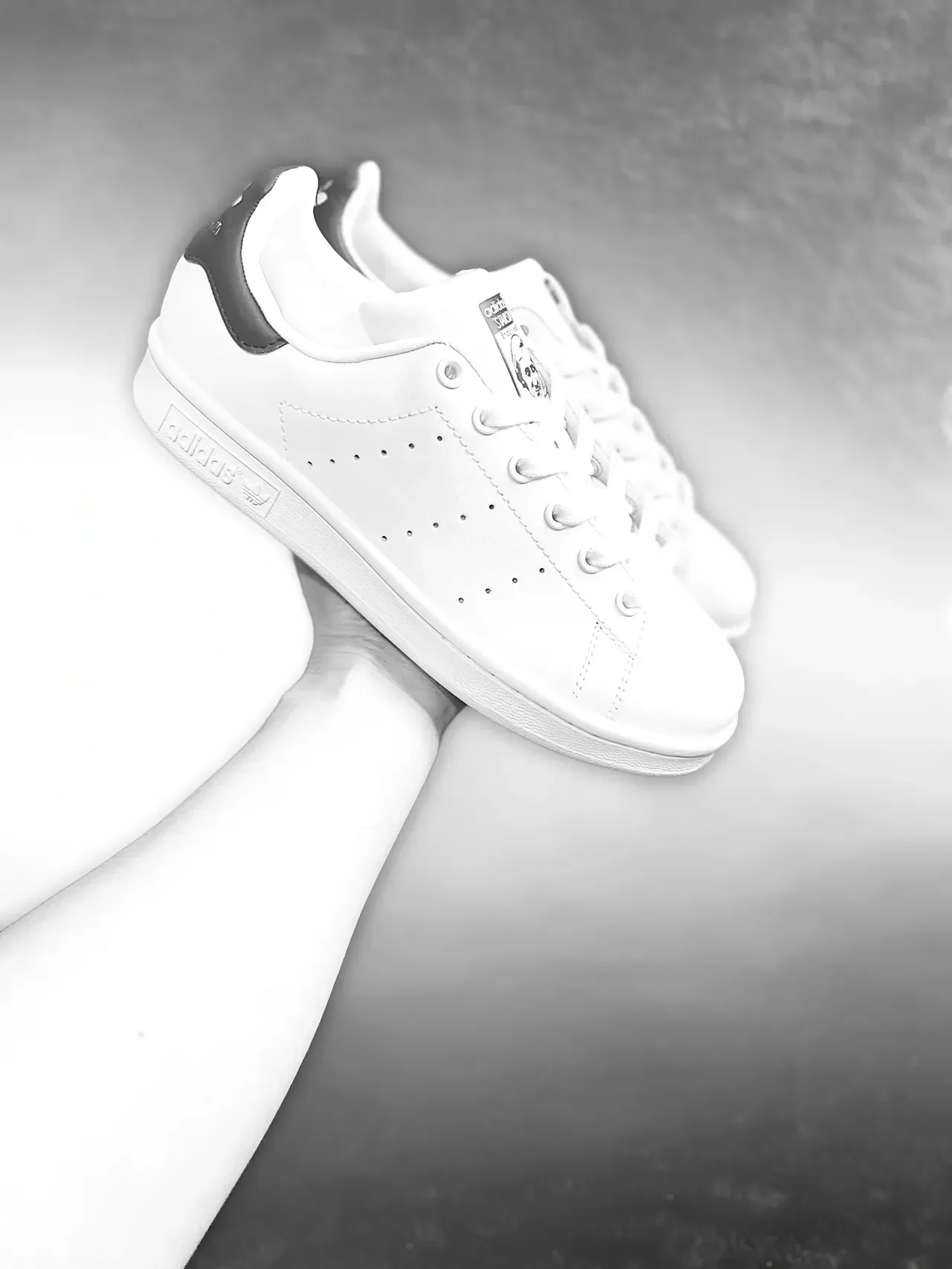 Adidas Stan Smith White and Black Lifestyle Sneakers 2