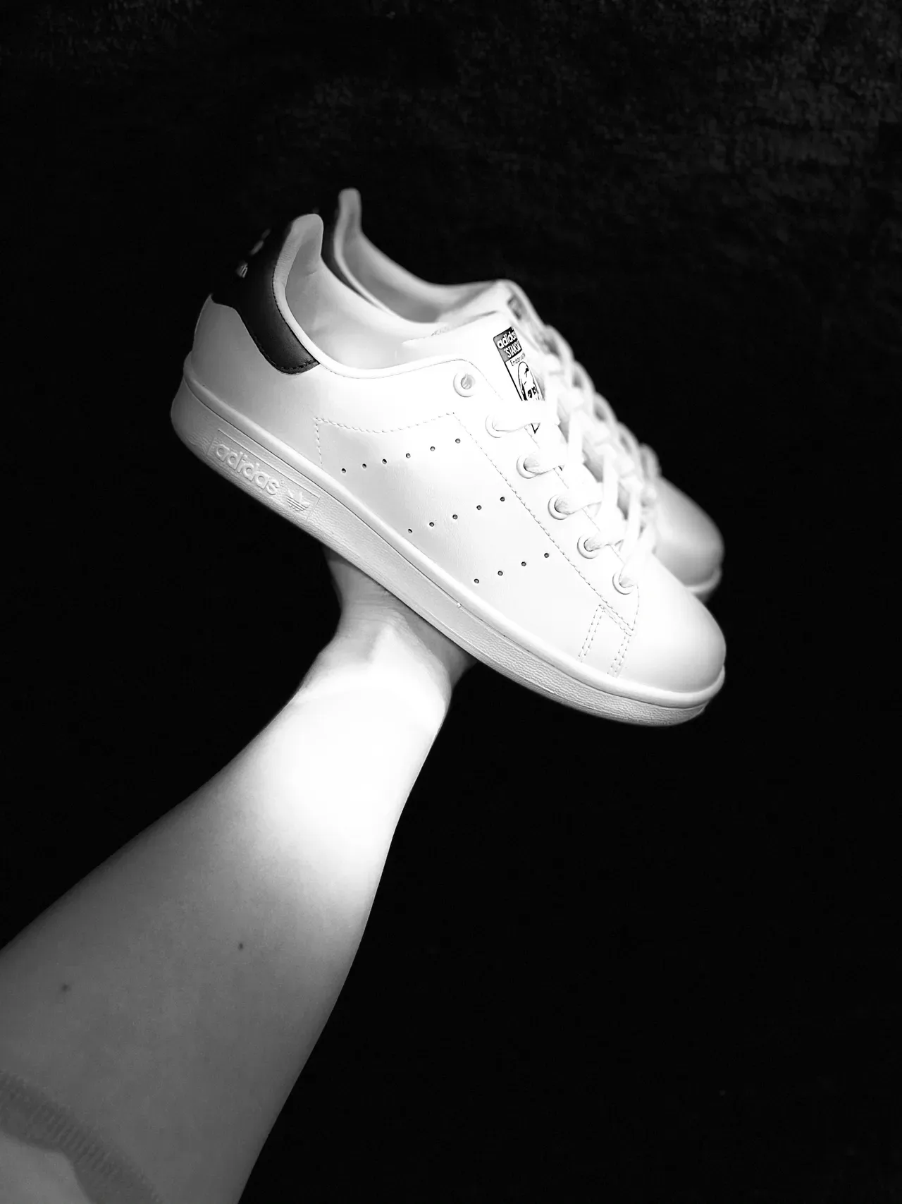 Adidas Stan Smith White and Black Lifestyle Sneakers 3