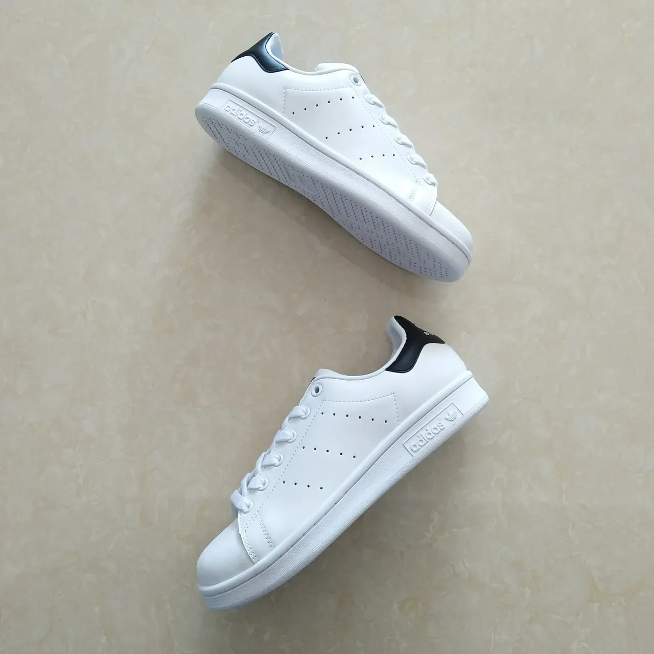 Adidas Stan Smith White and Black Lifestyle Sneakers 11
