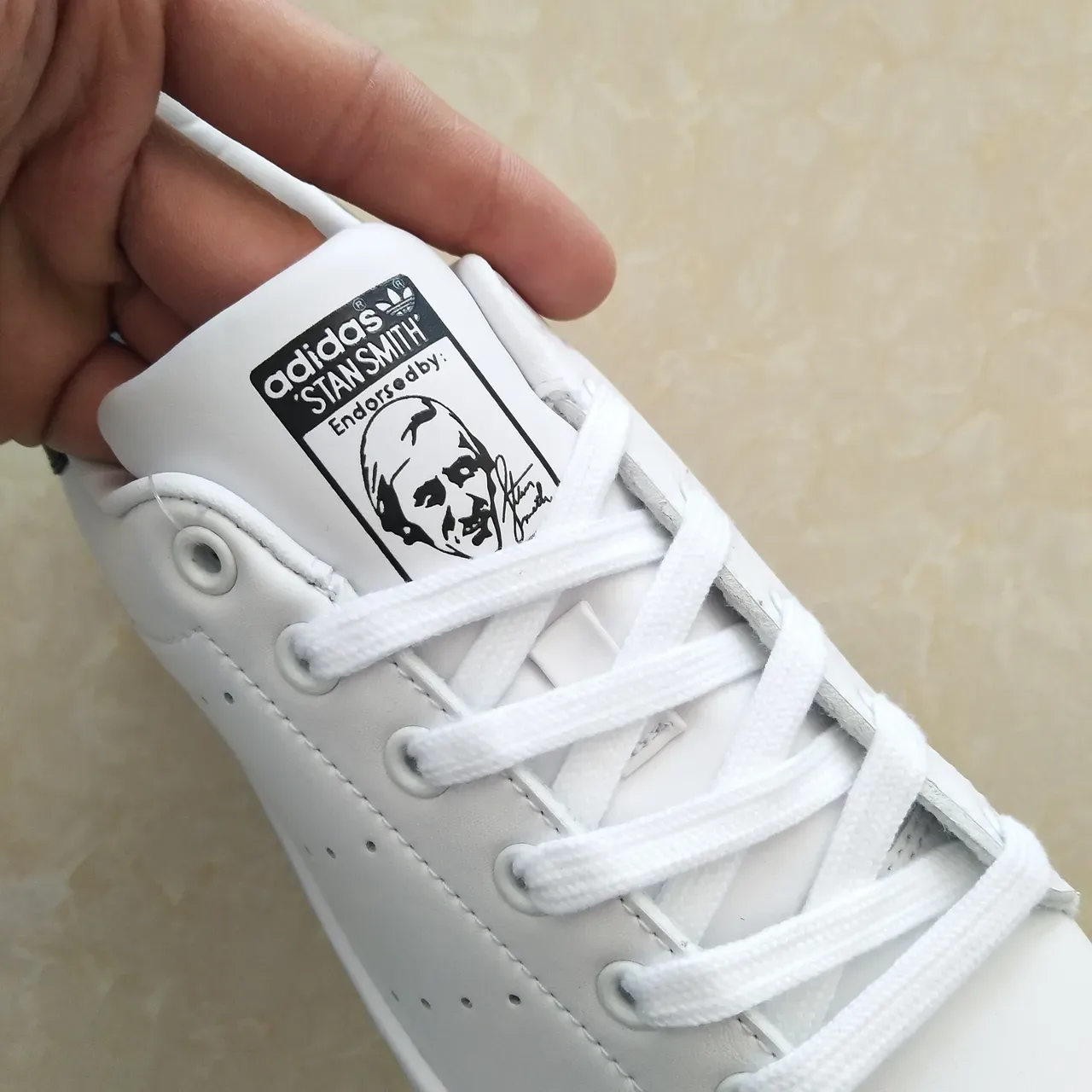 Adidas Stan Smith White and Black Lifestyle Sneakers 15