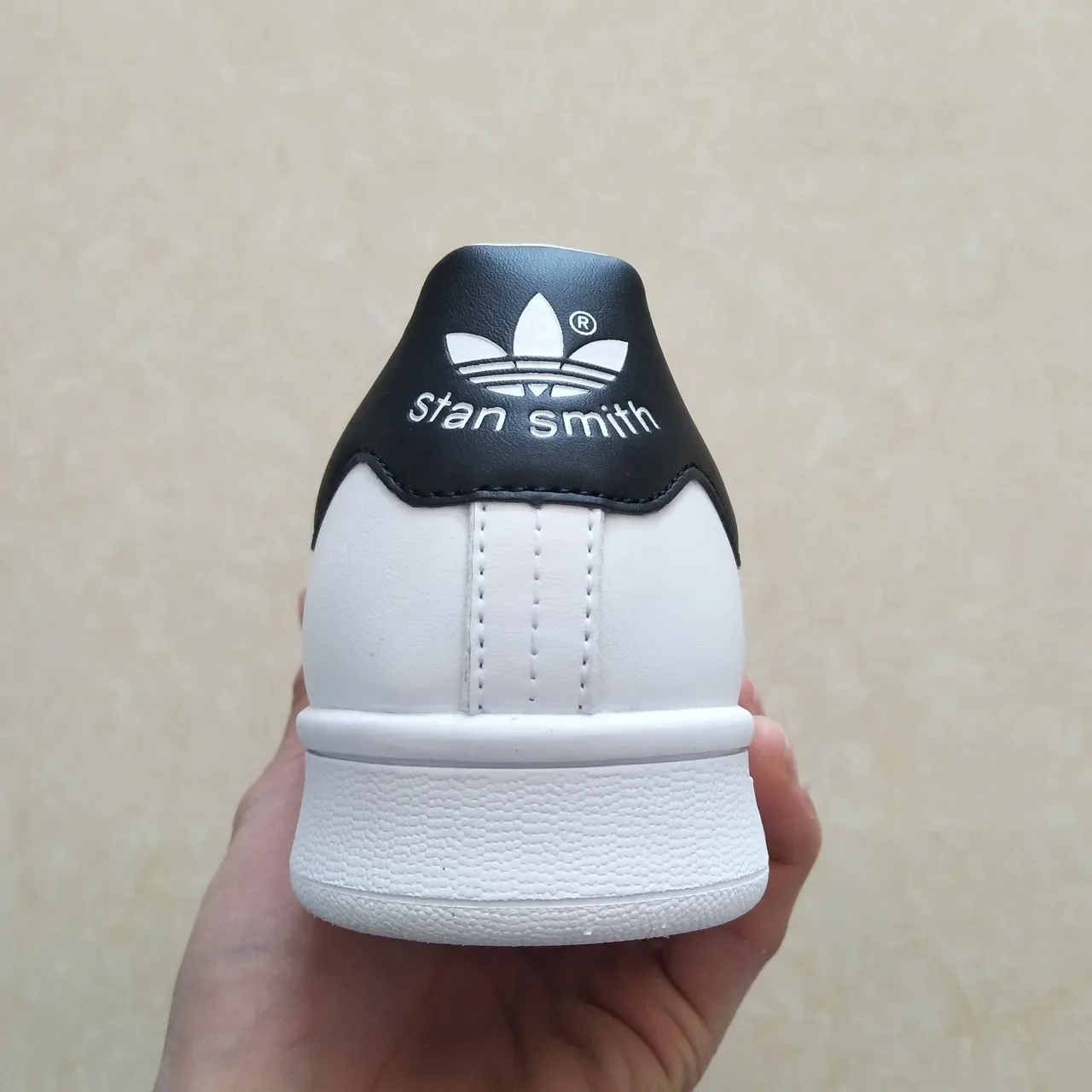 Adidas Stan Smith White and Black Lifestyle Sneakers 17