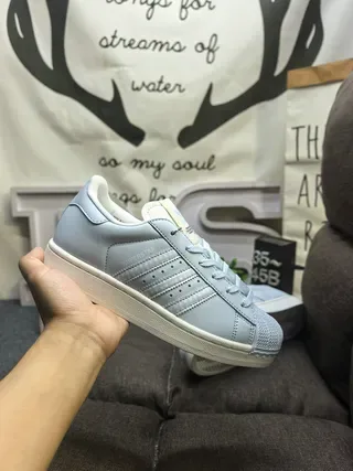 Adidas Superstar Black and Metallic Silver Lifestyle Sneakers 15