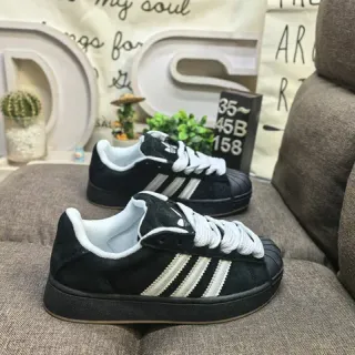 Adidas Superstar Black and White Lifestyle Sneakers