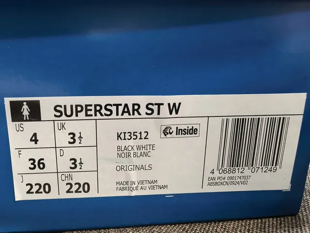 Adidas Superstar Black and White Lifestyle Sneakers 2