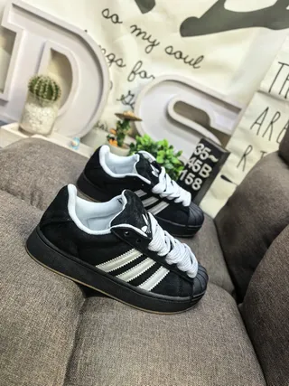 Adidas Superstar Black and White Lifestyle Sneakers 9