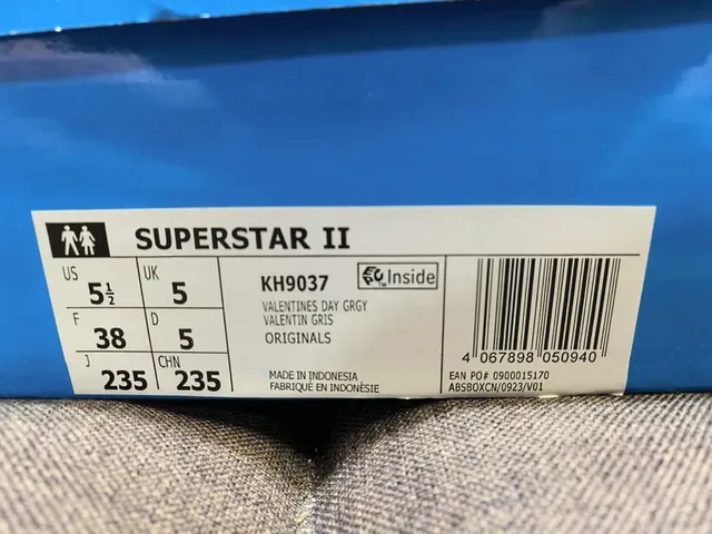Adidas Superstar Gray and Red Lifestyle Sneakers 2